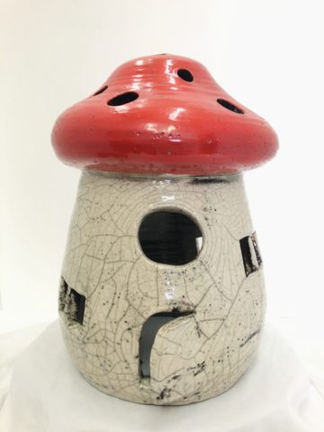 fungo ceramica raku villaggio natale